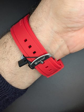 Orologio CURREN Cronografo Uomo 47mm Rosso Nero