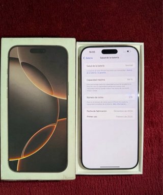 iPhone 16 Pro Max 256GB Dorado