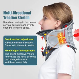 Collarino cervicale regolabile HEYOUTH con trazione