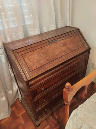 Buro Escritorio Madera Vintage