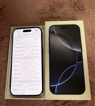 iPhone 16 Pro 128GB Negro