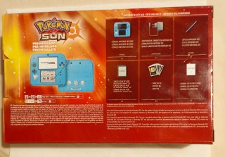 Nintendo 2DS Edición Pokémon Sol set completo CIB