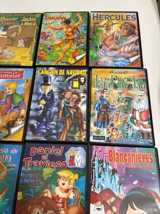 Lote 12 DVDs Películas Infantiles Variadas