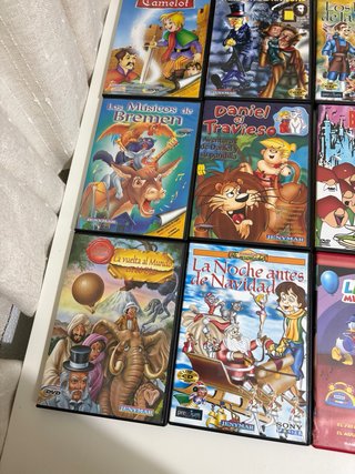 Lote 12 DVDs Películas Infantiles Variadas