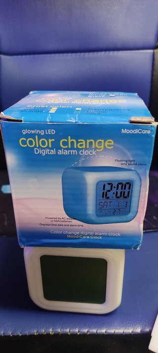 RELOJ ALARMA DRAGON BALL Z LED RGB NUEVO