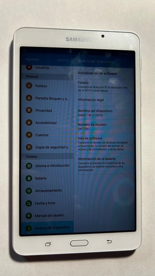 Samsung Galaxy Tab A6 7 Blanco