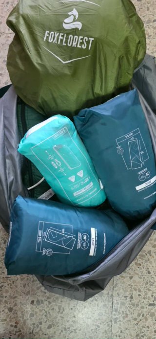 Sacos de dormir Decathlon Quechua (2 unidades)