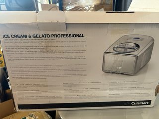 Máquina de Helados Cuisinart Acero Inoxidable