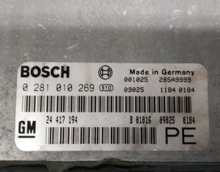 Opel 418989 centralita motor uce 24417194 vectra b