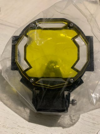 Protector Faro BMW Moto Amarillo