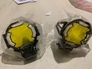Protector Faro BMW Moto Amarillo
