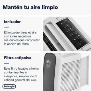 Deshumidificador De'Longhi Blanco y Negro