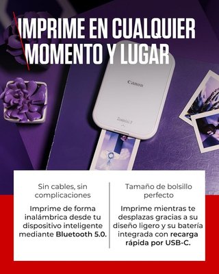 Canon impresora instantánea compacta sin tinta