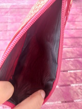 Monedero / Clutch efecto cocodrilo