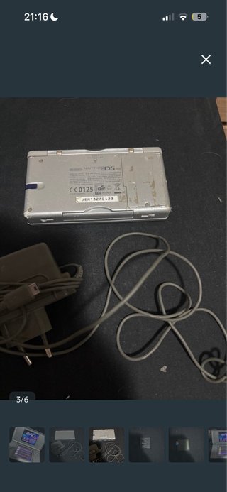 Nintendo DS Lite Argento + 32GB + Caricatore
