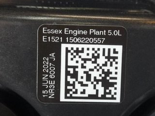 Ford mocep1328264 motor nr3e60007ja mustang