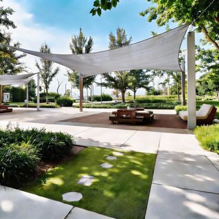 HAIKUS Toldo Vela Rectangular 3x5 m Gris