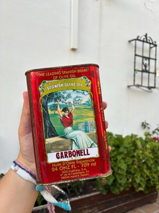 Lata Aceite Oliva Vintage Carbonell
