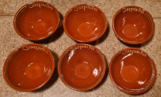 Juego 7 cuencos barro Gazpacho