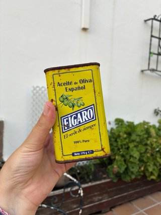 Lata Aceite Figaro Vintage Coleccionista