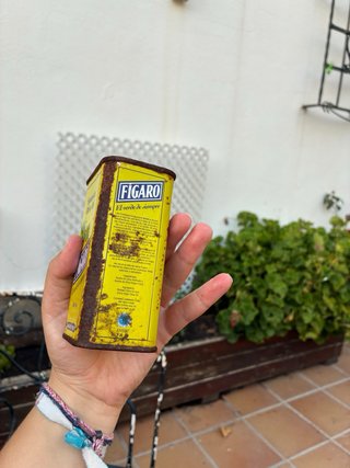 Lata Aceite Figaro Vintage Coleccionista