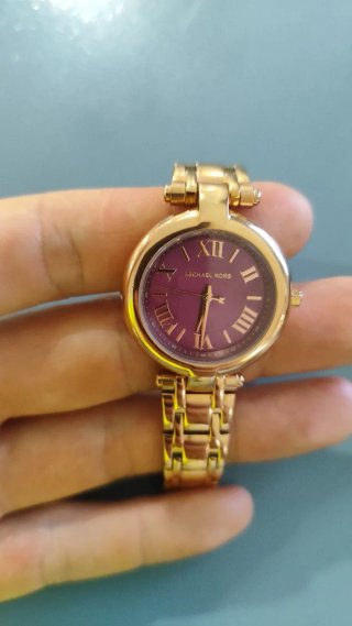 Reloj Michael Kors Laney Mujer Oro Púrpura
