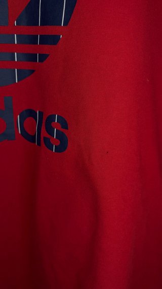 Camiseta Adidas Roja Logo