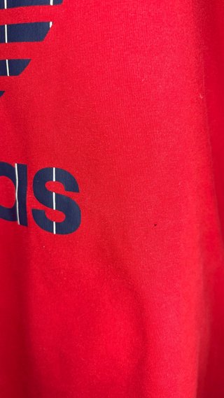 Camiseta Adidas Roja Logo