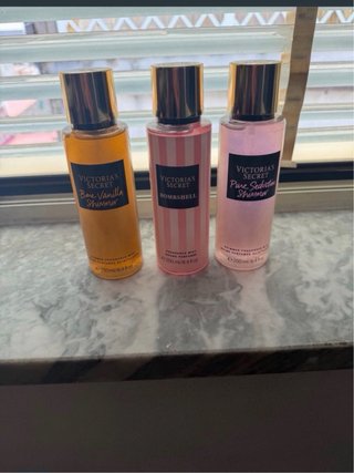 Victoria's Secret Shimmer Fragrance Mist Set