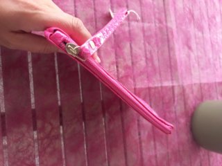 Monedero rosa efecto cocodrilo