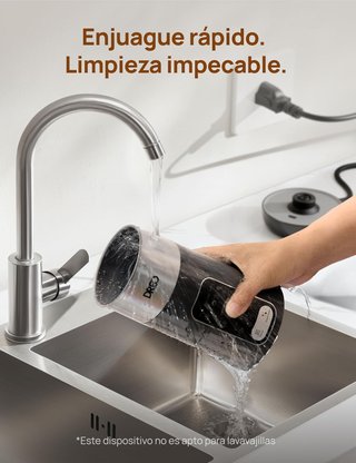 - DREO espumador leche eléctrico acero inoxidabl