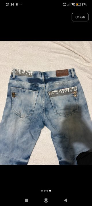 Dsquared2 Bermuda Jeans tg 46