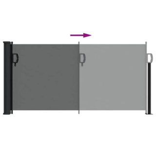 Toldo retráctil antracita 100x500 cm
