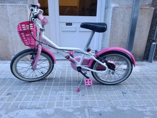 Bicicleta infantil rosa