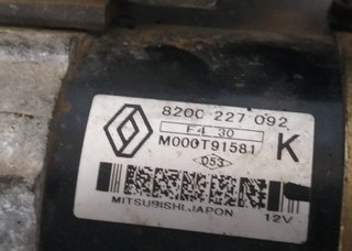 Renault 456527 8200227092 motor arranque clio fase