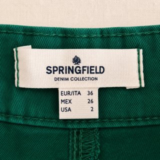 Shorts Springfield verde talla 36