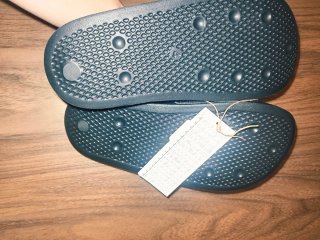 Chanclas Adidas Animal Print Gris y Negro