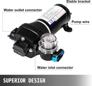 VEVOR Bomba de Agua Presión FL-40 12V