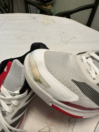 Deportivas Padel Adidas Blancas y Rojas