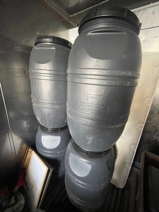 Lote 4 Bidones Plástico 200L Plastimol (Homologado