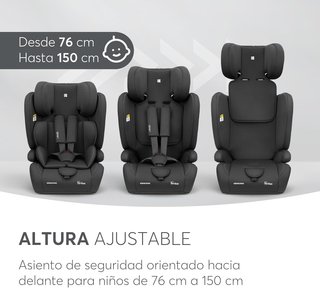 KikkaBoo silla coche grupo 1 2 3 ajustable