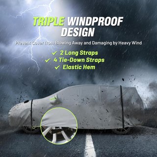 Favoto funda coche hatchback impermeable PEVA
