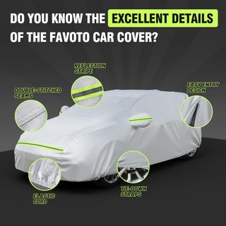 Favoto funda coche hatchback impermeable PEVA