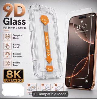 Protector Pantalla iPhone 16 9D Cristal