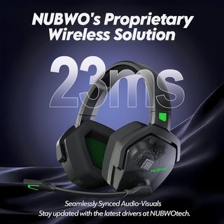 NUBWO auriculares inalámbricos gaming sonido
