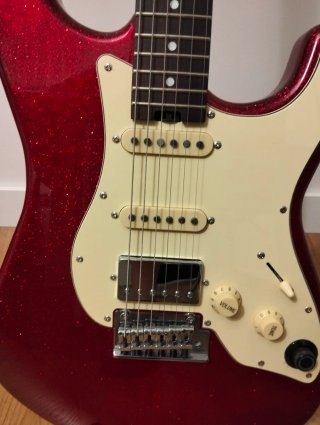 Guitarra Mooer GTRS Roja