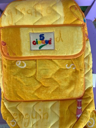 Mochila Porta Bebé Cinque Amarilla