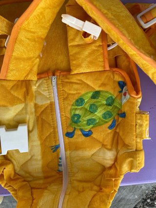 Mochila Porta Bebé Cinque Amarilla