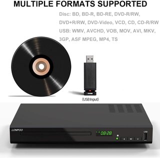 Reproductor Blu-Ray HD DVD HDMI USB