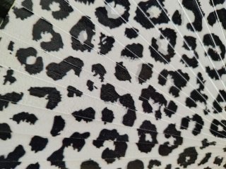 Abanico exclusivo con estampado de leopardo